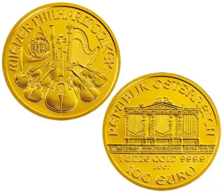 Austrian Philharmoniker Gold Bullion Coin Austrian Philharmoniker Gold Bullion Coin