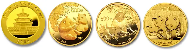 Chinese Panda Gold Bullion Coin