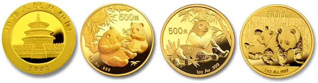 Chinese Panda Gold Bullion Coin Chinese Panda Gold Bullion Coin