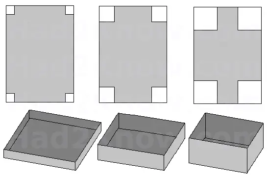 folding rectangular boxes from paper folding boxes