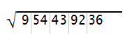 computing square root by hand step 0